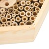 Wooden Bee House Decorative Hanging Insect House Insect Hotel for