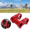 Bicycle Double Stem Riser 25.4MM Folding Bike Aluminium Alloy Adjustable