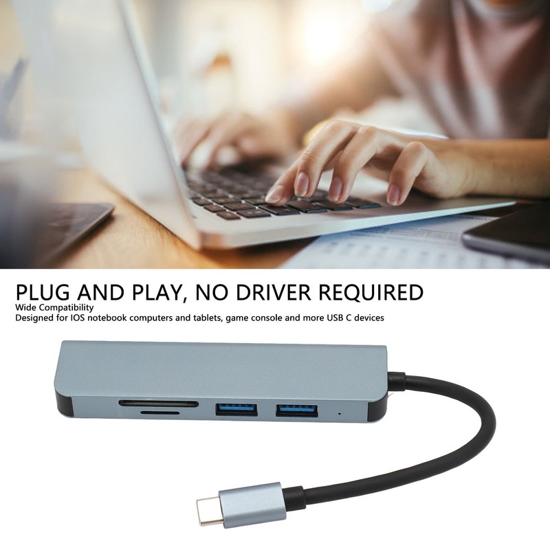 USB C Hub 4 Ports USB 3.0 Hub with 5Gbps