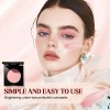 . Iluminador De Contorno De Ojos, Corrector Rosa Ligero '