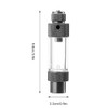 MiOYOOW CO2 Bubble Counter with Check Valve, Single Head Carbon