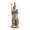 BeautifulGreekStatues Athena With Owl Medusa Holding Shield Greek Goddess Alabaster