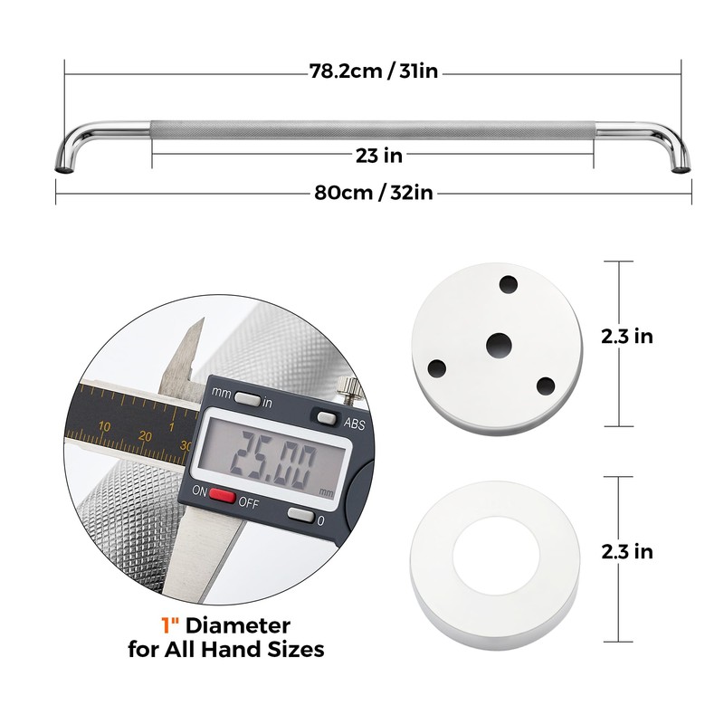 Grab Bars for Shower, 2 Pack 32-Inch Anti Slip Shower