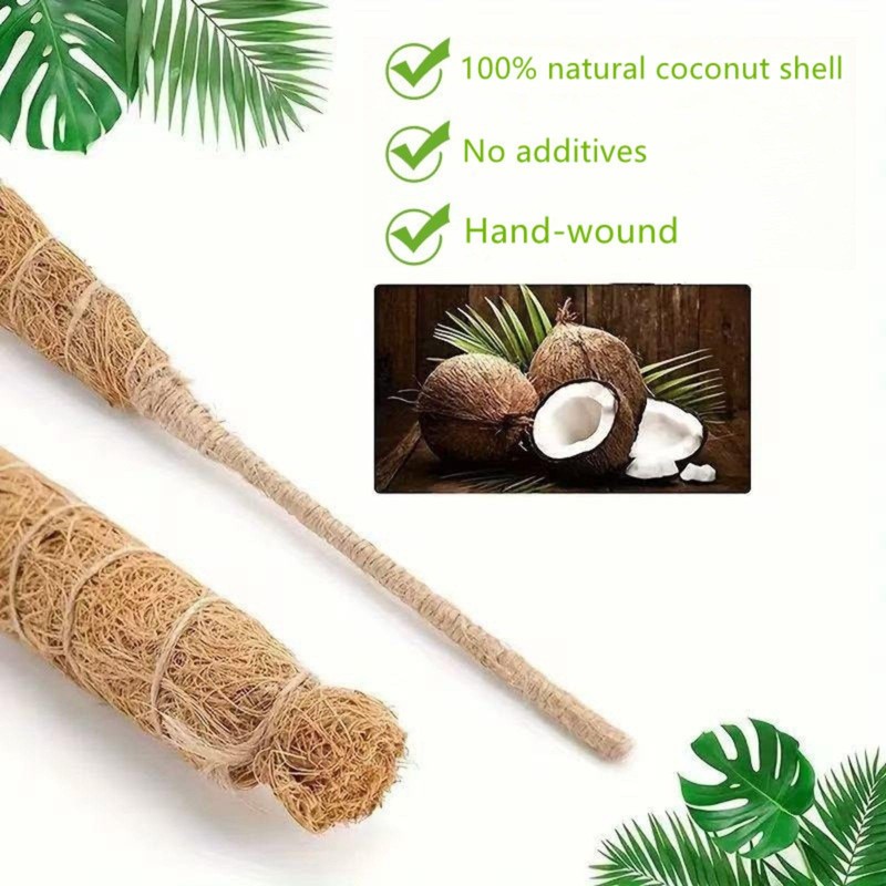 Moss Pole,47 Inch Monstera Plant Support, Upgraded 7mm Aluminum core