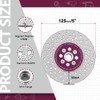 QUEFORET Diamond Disc and Grinding Disc 125 mm - Cutting
