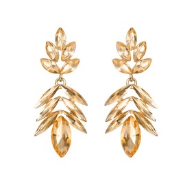 Dochais Statement Earrings, Rhinestone Dangle Earrings, Women's Glitter Earrings, Women's Drop Earrings, Glass Stone Earrings, Large Earrings for Women, Fashion Jewellery Earrings, Alloy Steel