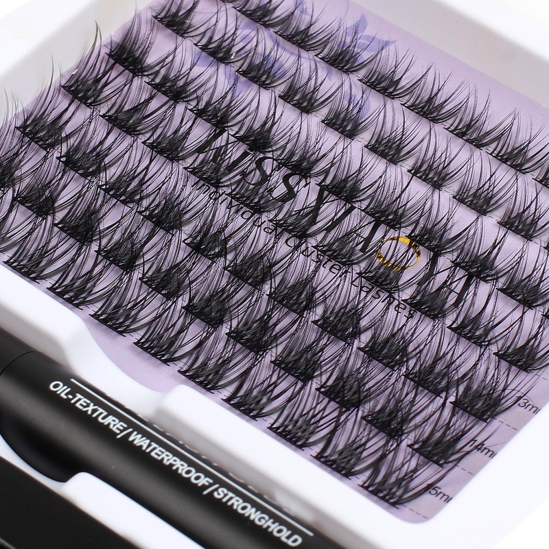 KISSXIAOYA Cluster Eyelash Extension, Lashes, Eyelash Curler, Eyelash Seal, Tweezers,