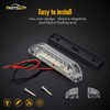 Partsam 6Pcs 4 Inch Marine Boat RV Slim Line Clear