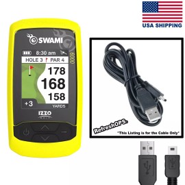Unbranded Izzo Swami 6000 Handheld Golf GPS USB Cable Transfer Cord Replacement