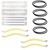 MuzcYM 16pcs Protective Guitar Polishing Bending Gaskets and String Splitters
