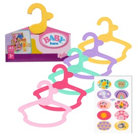 BABY born Set of 5 Hangers for 43 cm Dolls