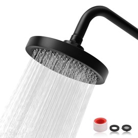 PARFCO Rain Forest Shower Head, 360° Shower Head, Water Saving, 1/2 Inch Shower Head, Rain Shower Head, 15 cm Water-Saving Shower Head for Bathroom