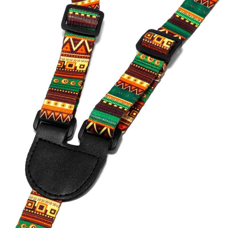 Tiger Ukulele Strap Aztec Style - Adjustable Strap fits all