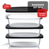 EATEX Glass Bread Pans for Homemade Bread Baking, 1.9 Quart