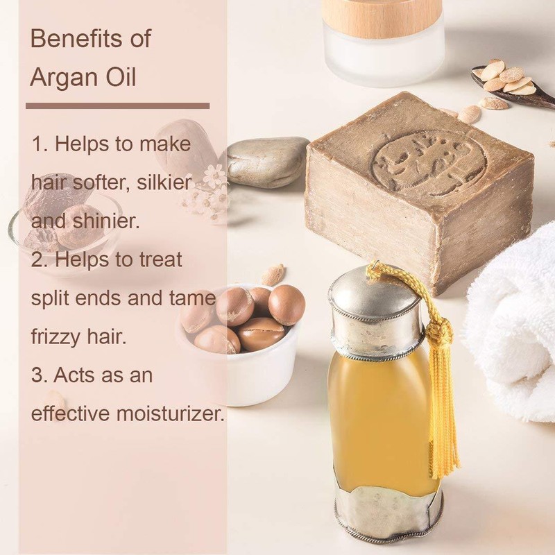LUSETA ARGAN OIL HAIR REPAIR SERUM MOISTURIZE & SHINE COLOR