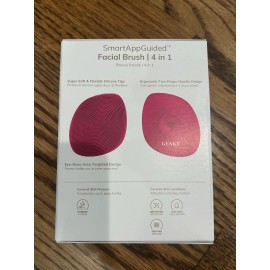 GESKE Facial Brush SmartAppGuided 4 in 1 Facial Brush Magenta New in Box