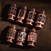 Cusdie 7-Die Bullet-Shaped Metal Dice Set DND Dice Set in