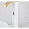 Touchless Bathroom Vessel Faucet Electronic Sensor Automatic Waterfall White Gold