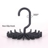 4 Pack Tie Rack Hanger Holder Hooks Organizer for Mens,