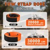 Heavy Duty Recovery Tow Strap, 20000LBS Break Strength (2" x20'),