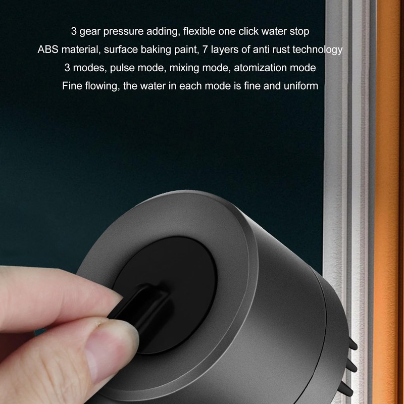 High Pressure Handheld Shower Head with Filter 1/2in Universal Interface