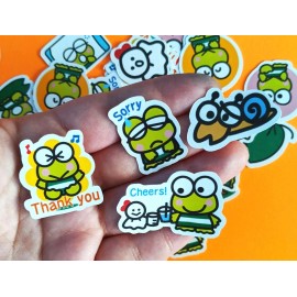 Unbranded Keroppi Stickers, Journal & Planner Frog Stickers, Kawaii Sanrio Stickers