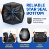 PLASTIC PRINCE 33 Gallon Garbage Bags High Density Black 33"