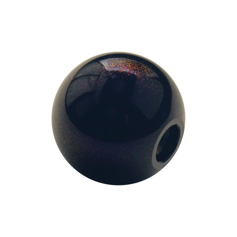 DEWHEL Black/Purple Pearly Glitter Weighted Aluminum Shift Knob Compatible/Replacement for