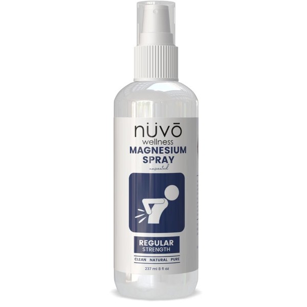 Magnesium Oil Spray - Unscented Regular Strength - 8oz - Huile de Magnésium - Product of Canada 237ml