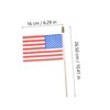 FUNOMOCYA American Flag Stick 40 Mini Flags Handheld for 4th