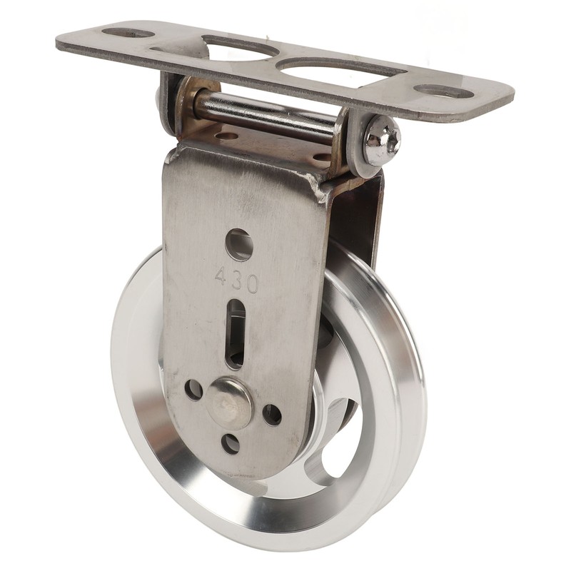 Pulley Wheel Bidirectional Rust Proof Silent Rotation Traction Wheel for