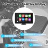 Carplay Screen for Car, 7 Inch Portable Touch Screen Car