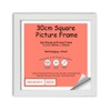 30x30 cm Square White Photo Frame, Picture Frame, Document frame,