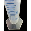 Winterworm® 250ml Transparent Plastic Graduated Cylinder for Laboratory Tests