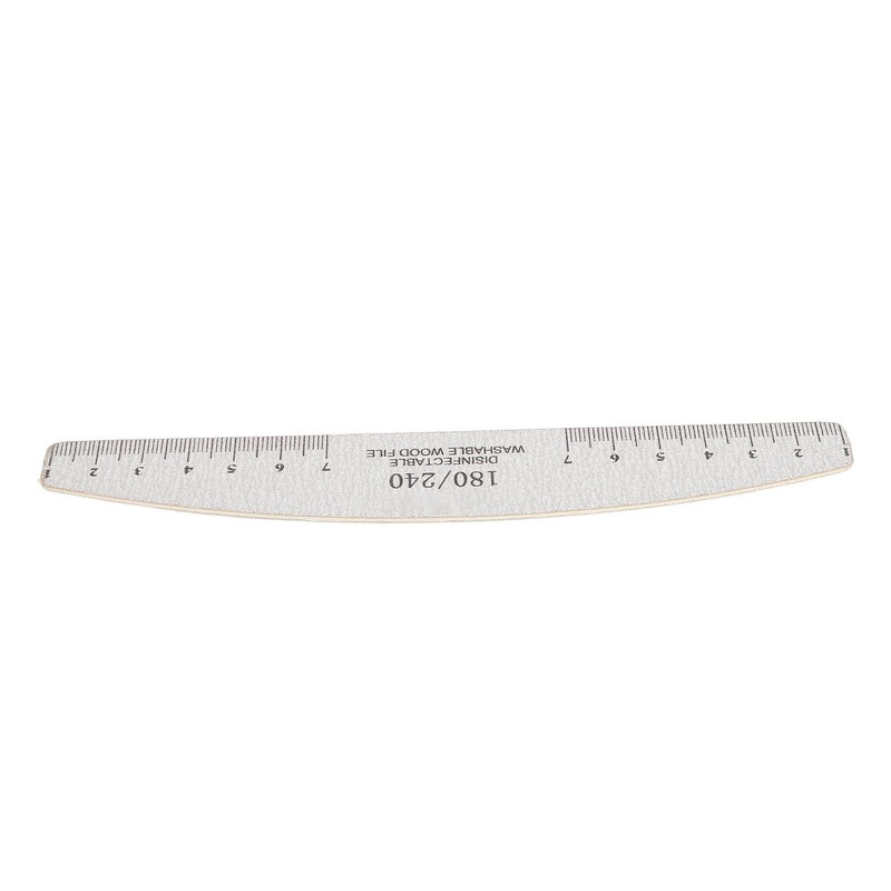 50Pcs Nail Files 180 240 Grit Multifunctional Washable Nail Art