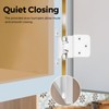 40 Pack 20 Pair White Cabinet Hinges - 3/8 inch