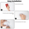ONLYQIQIU Suction Hooks, Plastic Vacuum Seamless Sucker Hook Heavy Duty