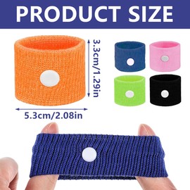 GXGM 5 Paar Akupressur Armband, übelkeit armband - Anti-Übelkeit Wristbands für Erwachsene und Kinder, ideal für Schwangerschaftsübelkeit, Seekrankheit und Reiseübelkeit