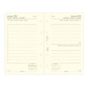 Filofax 2025 Mini Diary 4 Language Day to Page Cream