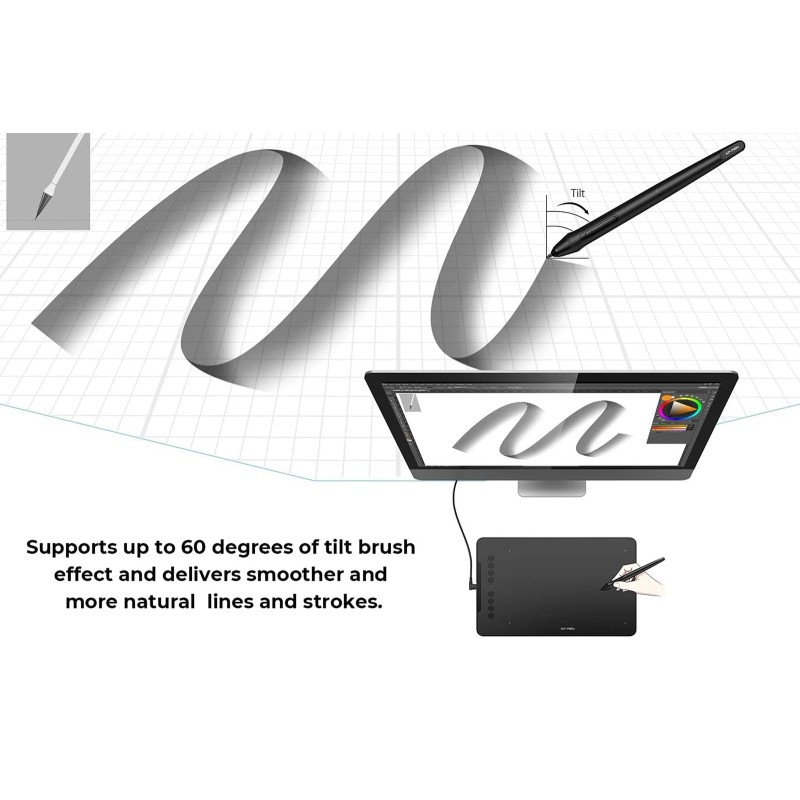 XP-Pen XPPen Deco 01 V2 Graphics Tablet 10x6.25 Inch Drawing