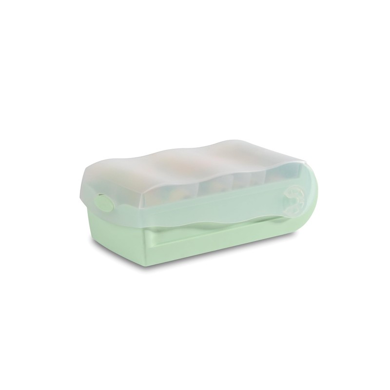 HAN Croco flashcard box, easy to learn vocabulary with 5-compartment