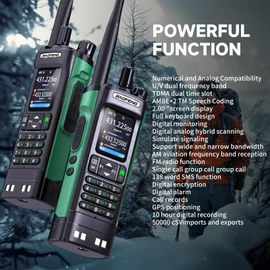 BAOFENG DM-32 DM32 10W Ham 2 Way Radio GPS One-Key Frequency Matching Writing Frequency APP Satellite Positioning Type-C DM32(1PC)