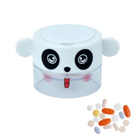 1 Pack Pill Crusher and Grinder, Professional Pill Pulverizer, Tablet Crusher for Pills, Vitamins, Tablets, Elderly, Children, Pets (White)