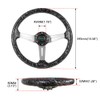 RASTP Racing/Golf Cart Steering Wheel, 345mm 13.5" 6 Bolts Steering