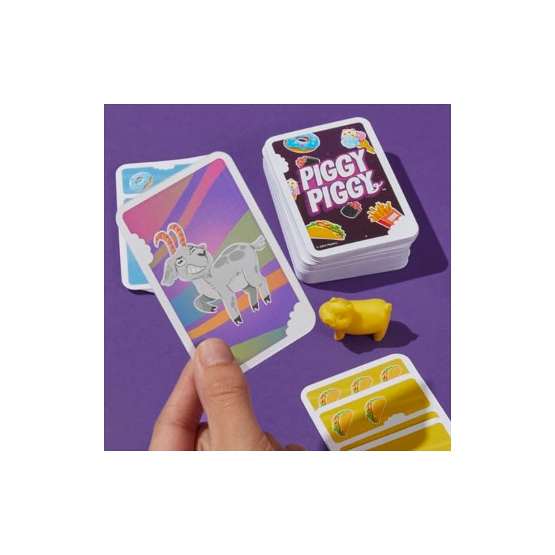 Hasbro Gaming Piggy - Juego de Cartas para 2 a