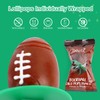 Football Ring Lollipops Kids,Suckers Individually Wrapped Bulk for Tailgates,Easter Candy