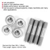 Exhaust Manifold Bolt 4pcs Car Exhaust System Bolt Nuts M8x1.25