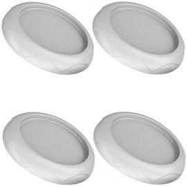 Baby Gate, Pet Gate, Cat & Dog Fence, Door & Wall Protector, Indoor Safety Gate, Baby Guard, Kitchen Anti-Slip Mat, Wall Protection, 4 Pack, White