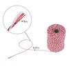 CCINEE 656 FT Red and White Bakers Twine, Cotton Packing