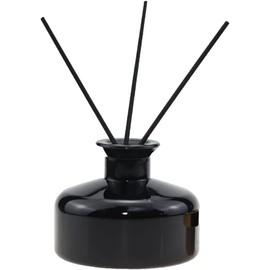 ericotry 1PCS Black Glass Diffuser Bottle Empty Refillable Aromatherapy Jar Container Fragrance Accessories Use for Home Aromatherapy Essential Oil Fragrance Accessories